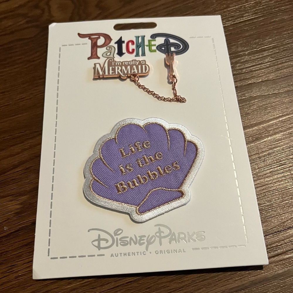 Little Mermaid Disney parks patched set